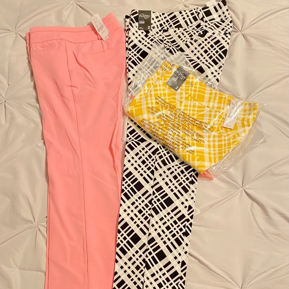 NY&Co NWT - 2 crop pants/capris and 1 pant